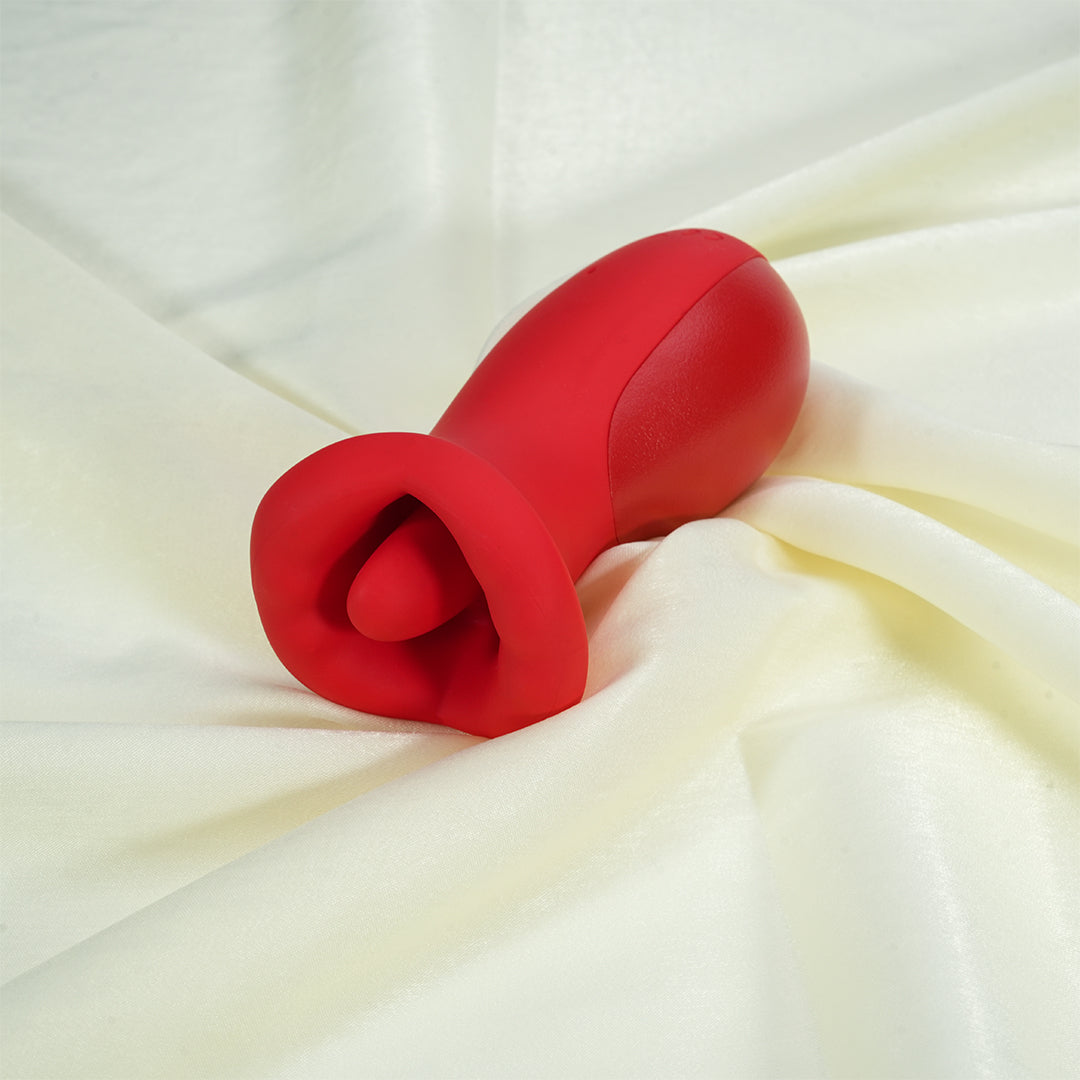 Fiery Lips Sucking & Licking Vibrator