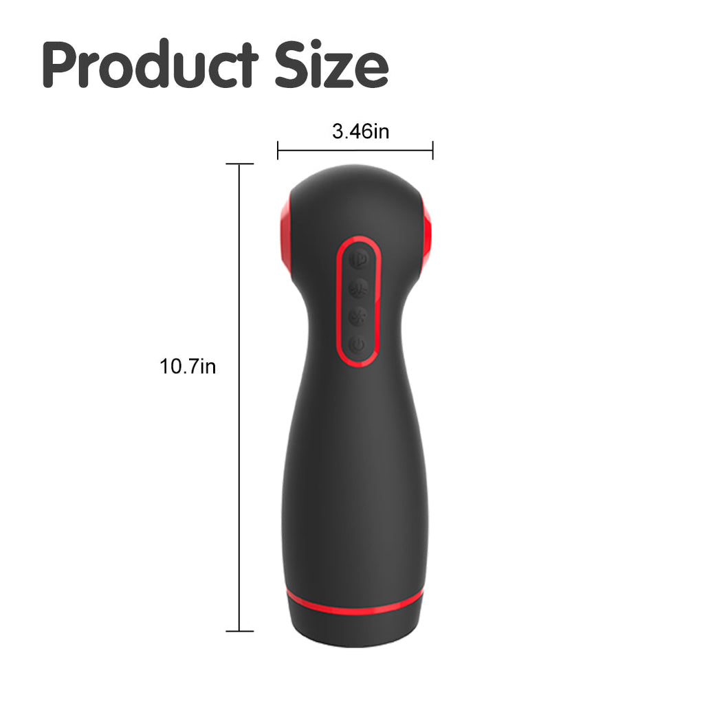 Civi Suction Squeeze Vibrating Voice Masturbator