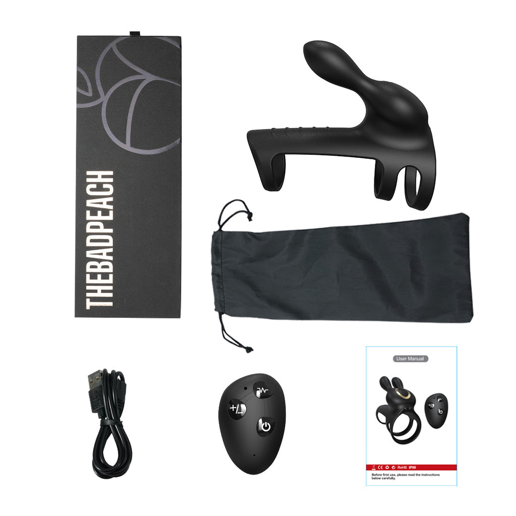 E-Bunny Vibrating Electric Cock Ring