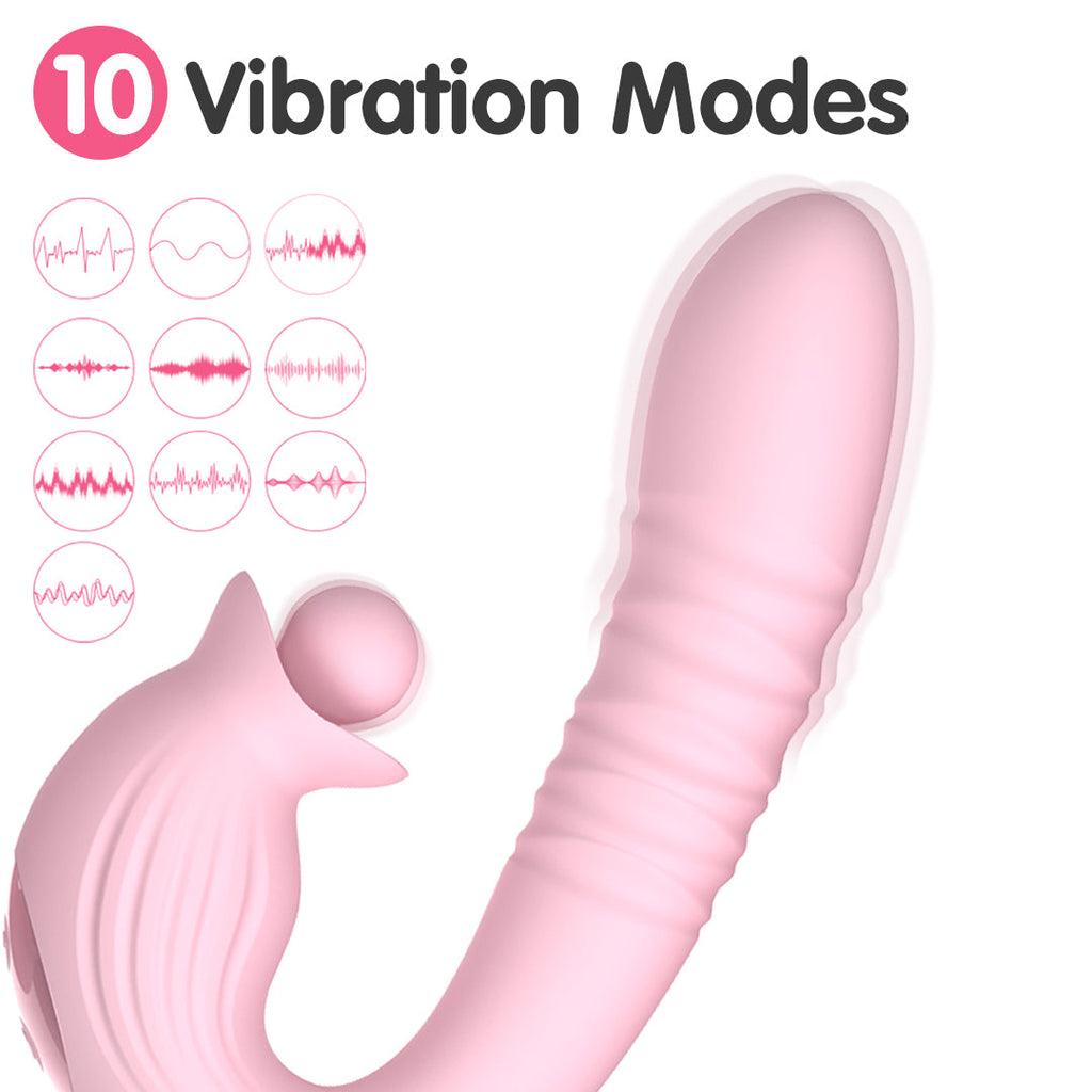 Melo 360° Rotation Swing & Thrusting Rabbit Vibrator