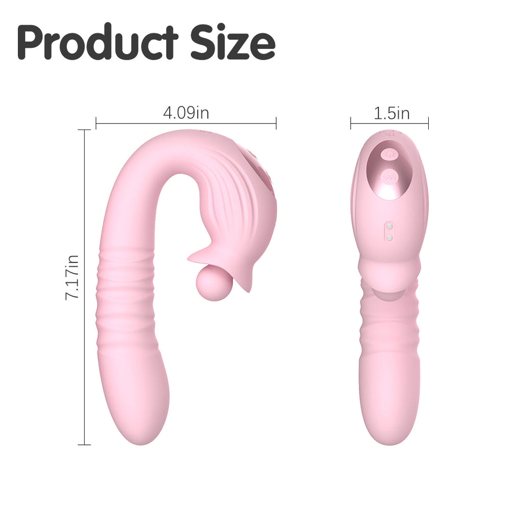 Melo 360° Rotation Swing & Thrusting Rabbit Vibrator