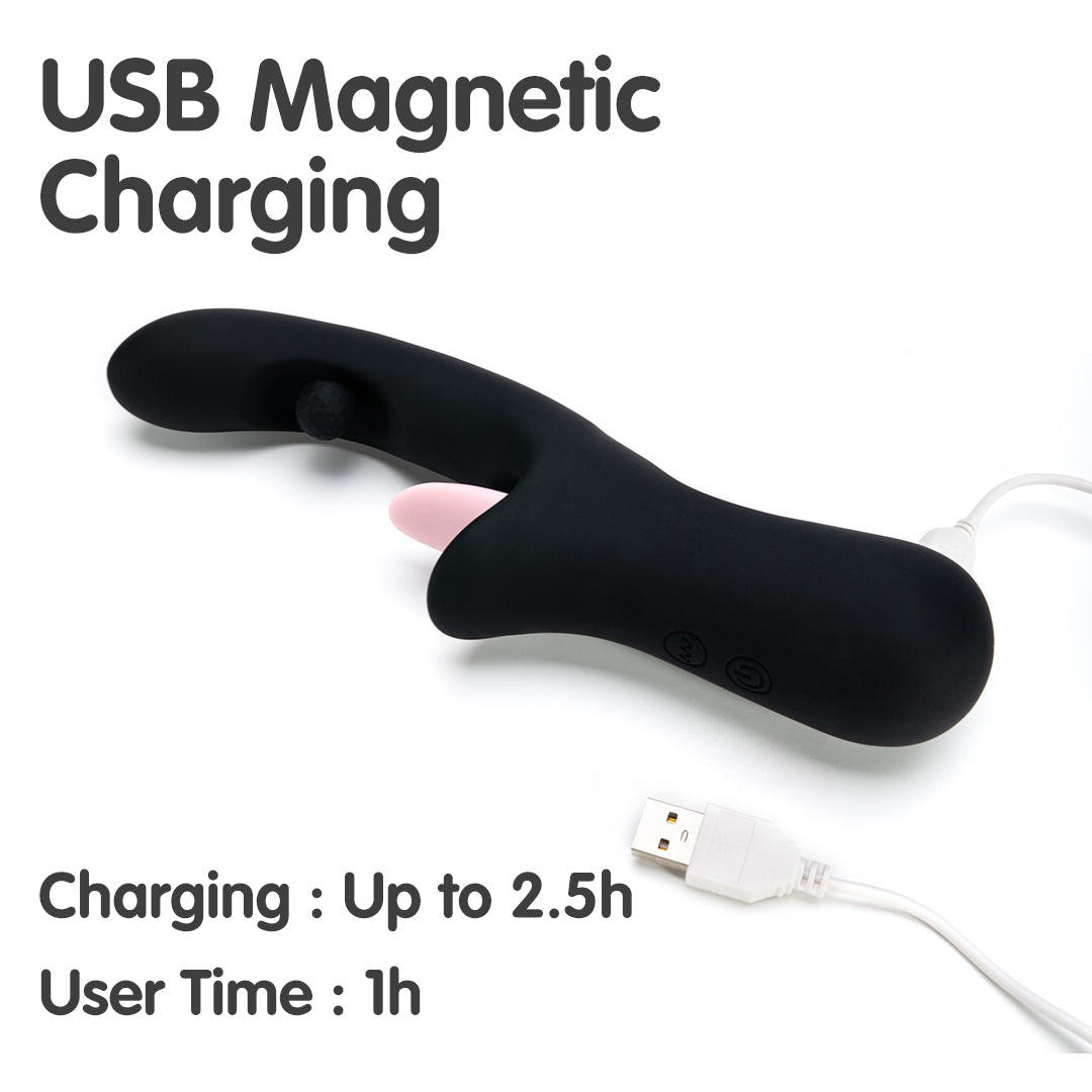 Georgia 360° Rotation Licking Rabbit Vibrator