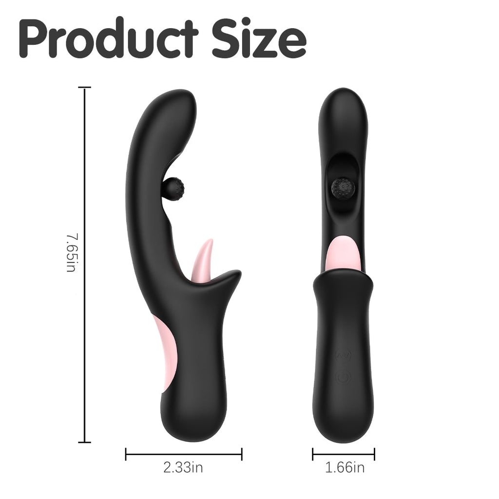 Georgia 360° Rotation Licking Rabbit Vibrator