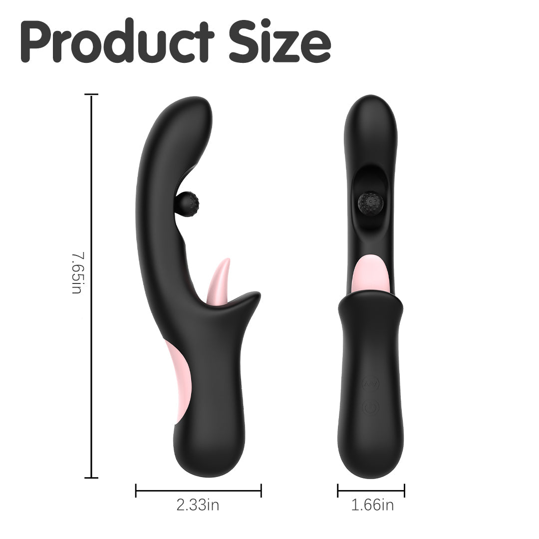 Georgia 360° Rotation Licking Rabbit Vibrator