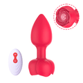 Fire Gem Remote Control Glow Vibrating Butt Plug