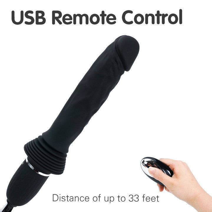Viper-X Thrusting & Heating Remote Control Dildo Vibrator