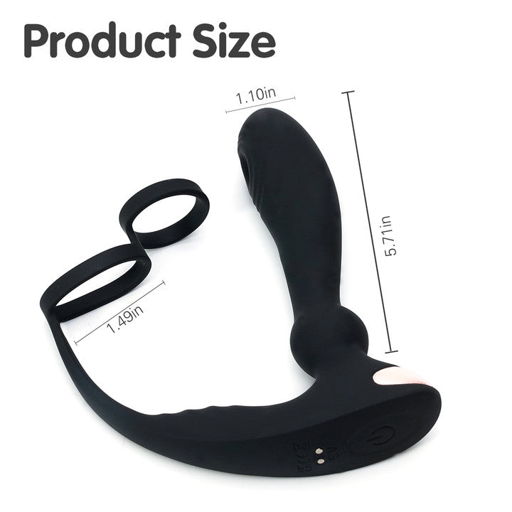 Kings Landing-Rct Remote Control Cock Ring Vibrating Butt Plug