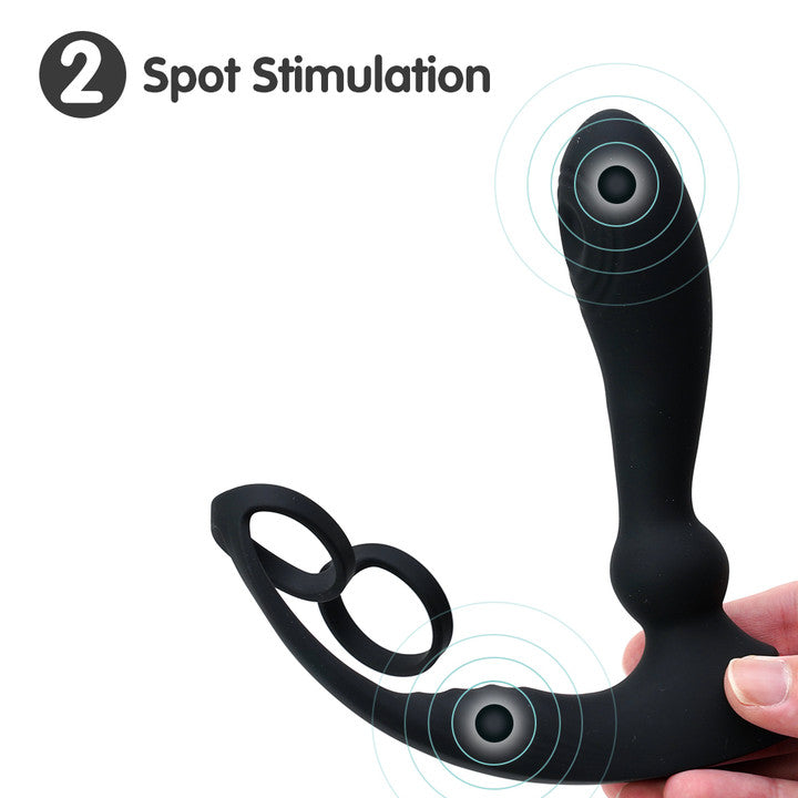 Kings Landing-Rct Remote Control Cock Ring Vibrating Butt Plug