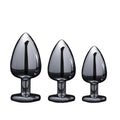TateA Jewelled Metal Butt Plug Set (3 Piece)