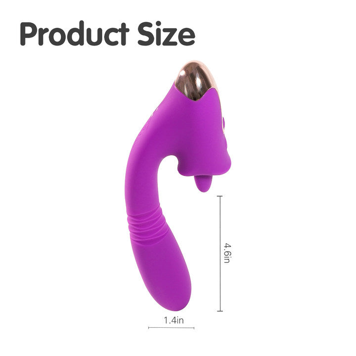 Condice Clitoral Licking & Thrusting Rabbit Vibrator
